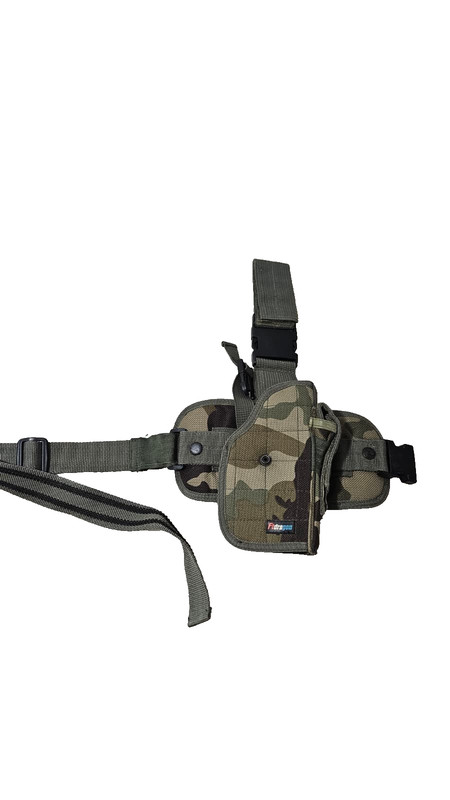 Fidragon Nylon Pistol Right Hand Thigh Holster Drop Leg Belts Holster