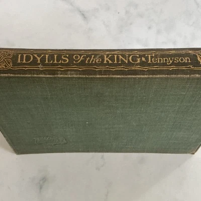 Idylls of the King by Alfred Lord Tennyson Hardcover Vintage Book 1931 - Image 1 of 4