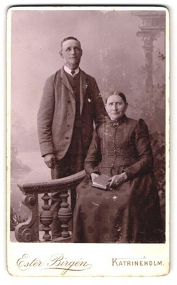 Fotografie Ester Birgén, Katrineholm, Lotta und Erik Persson im Porträt 