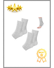 2 Pairs of One Compress Bamboo Foot Sleeves,Keep Warm Bamboo Ankle Socks Foot...