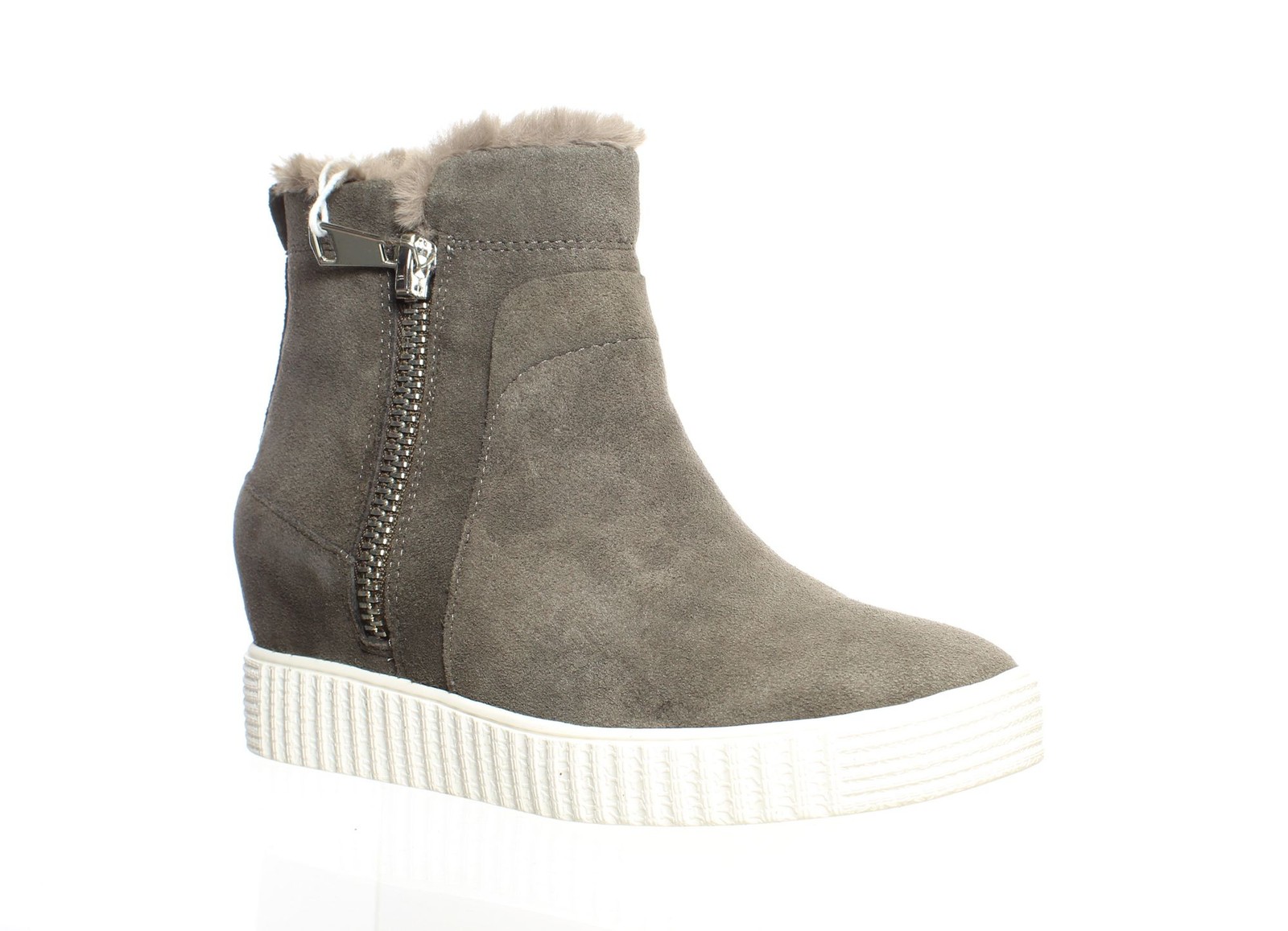 Steve Madden Womens Bamby Gray Ankle Boots Size 6 (1504648)