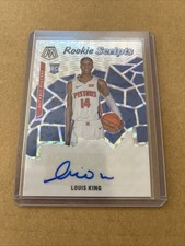 2019-20 Panini Mosaic - Rookie Scripts Louis King #RS-LKG (AU, RC)