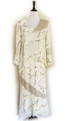 Spencer Alexis S.A.2 Two-piece Dress Size 8 Formal Ivory VERY GOOD CONDITION