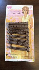 Vintage Tip Top Plastic Dream Curlers NOS Set Of 8 1960s 70s