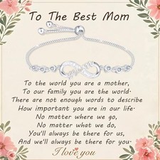 Mothers Day Gifts - Gifts for Mom Silver Bracelets for Mothers day 04-April