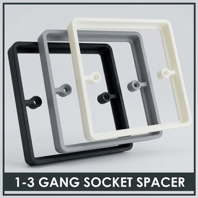 Steckdosen-Abstandhalter hinten Kastenverlängerung 10 mm 15 mm 20 mm 1 2 3 Gang Schalter Steckdosenrahmen