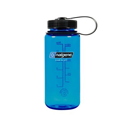 Nalgene Sustain 16.9Oz Slate Blue Water Bottle Bpa Free Leak Proof Eco Friendly