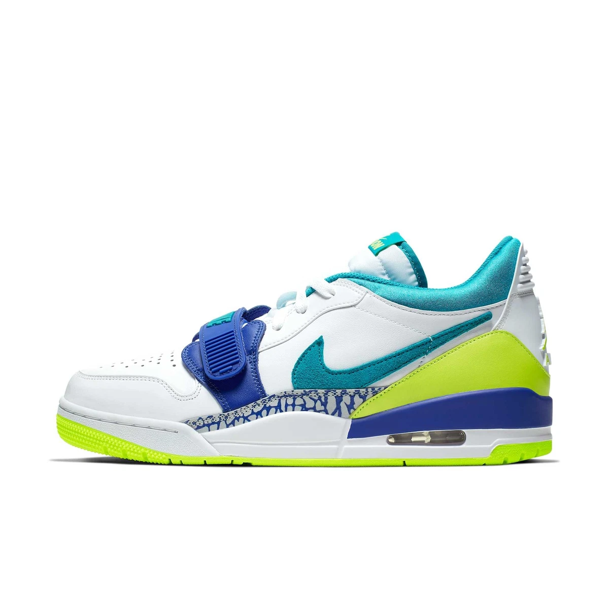Just Don x Jordan Legacy 312 Low Neon Aquamarine for Sale
