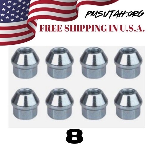 8 Lug Nuts Acorn 10x1.25 17mm ATV Honda Fourtrax TRX 200 250 250EX 250R