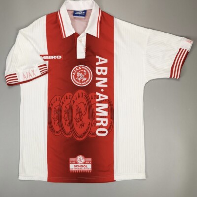 Vintage Rare Ajax 1994 1995 Home Football Soccer Shirt Jersey
