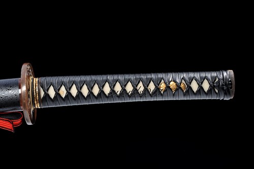 High-end Hand Polished Japanese Samurai Katana Sword Clay Tempered Sharp Blade - Picture 5 of 16