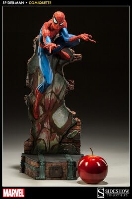 Sideshow Spider-Man J Scott Campbell Comiquette Polystone Statue
