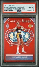 2023-24 Phoenix - Kareem Abdul Jabbar Court of the Kings Red /125; PSA 8 Pop 1!