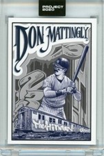Topps Project 2020 #95 1984 Don Mattingly by MIster Cartoon NY Yankees w Box