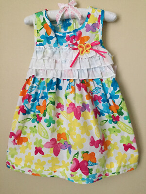 Youngland 12 18 Months Butterfly Sun Dress Baby Girls Clothes Spring Summer  | eBay
