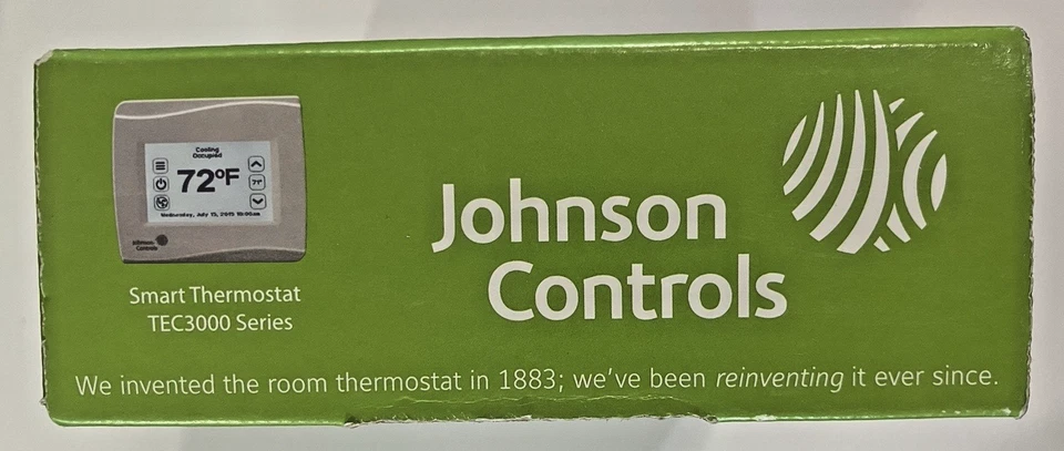 Termostato inteligente Johnson Controls serie TEC3000, TEC3610-00-000 nunca usado Foto 4 de 4