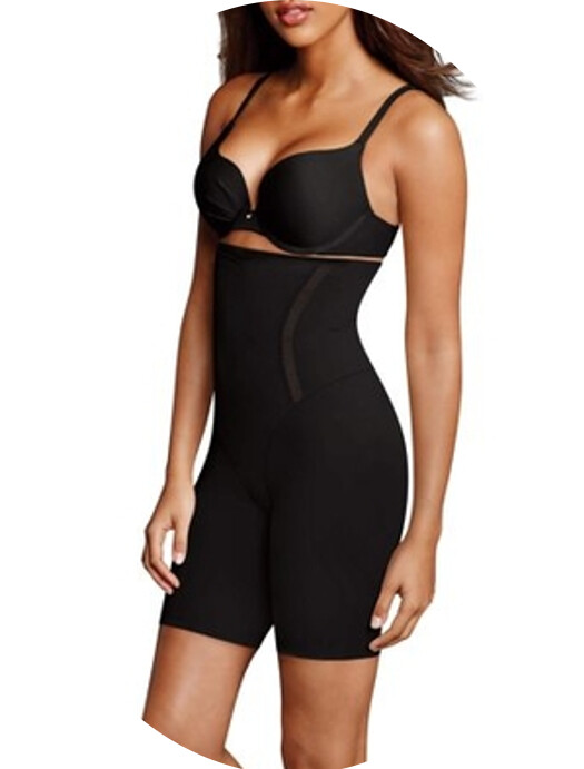 Shorts High Waist Thigh Slimmer Size S Firm Tummy Control Smoothing Maidenform-image