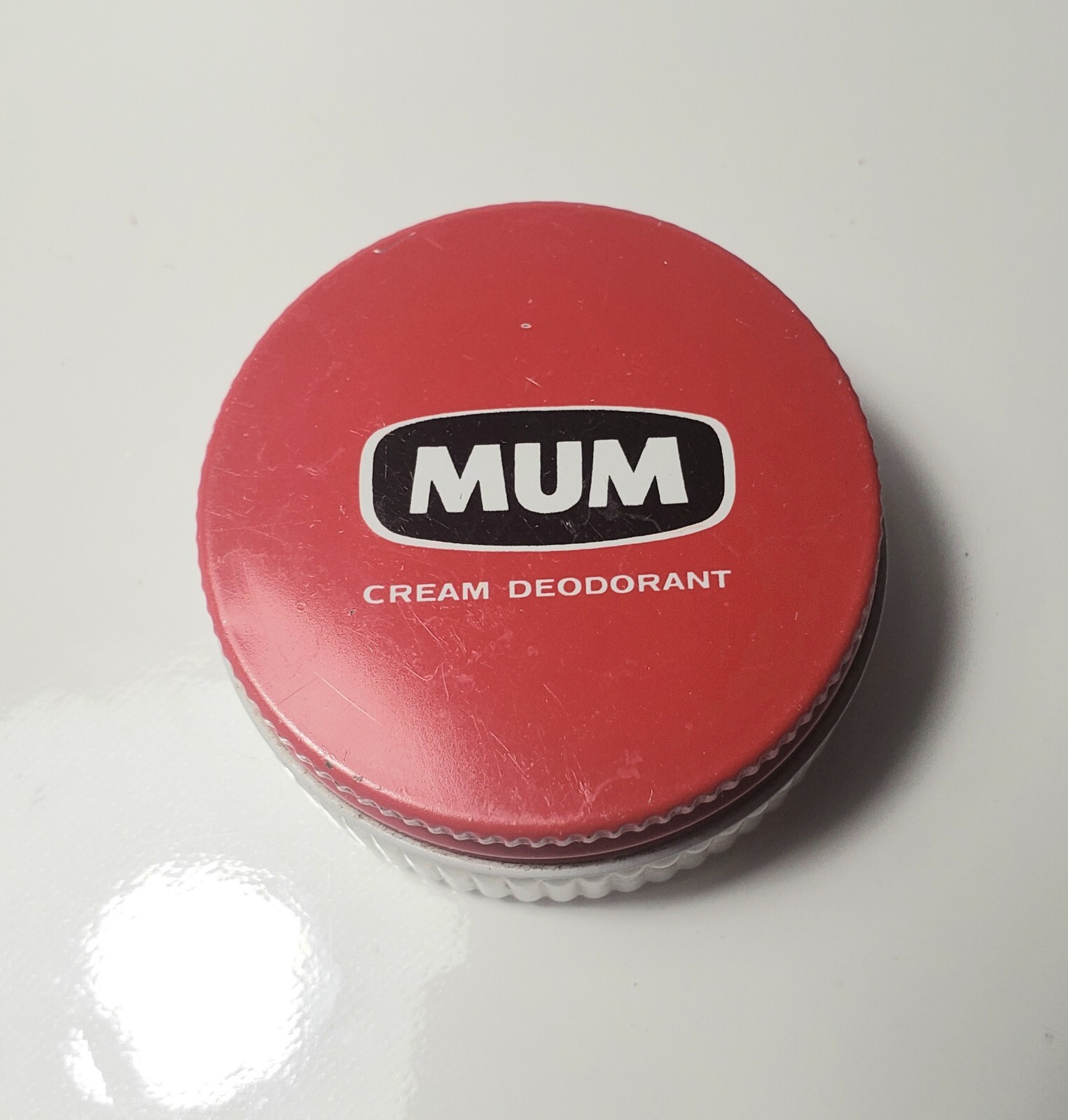 Mum Cream Deodorant Jar Milk Glass Canada Vintage eBay