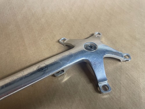 vtg Campagnolo C-Record crank arms, 135BCD, 172.5mm, Made in Italy, silver Campy - Picture 6 of 6