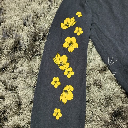 Riot Society Japan Shirt Mens Large Black Floral Geisha Skull Death Long Sleeve - Picture 13 of 17