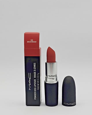 MAC Powder Kiss Lipstick 930 Brickthrough NEW | eBay