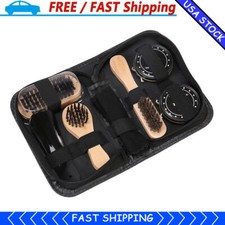 New Shoe Cleaning Polish Shine Care Kits Set For Leather Boots Shoes Sneakers