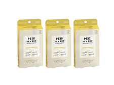 Voesh Pedi Deluxe 4 Steps PACK OF 3 - Lemon Quench