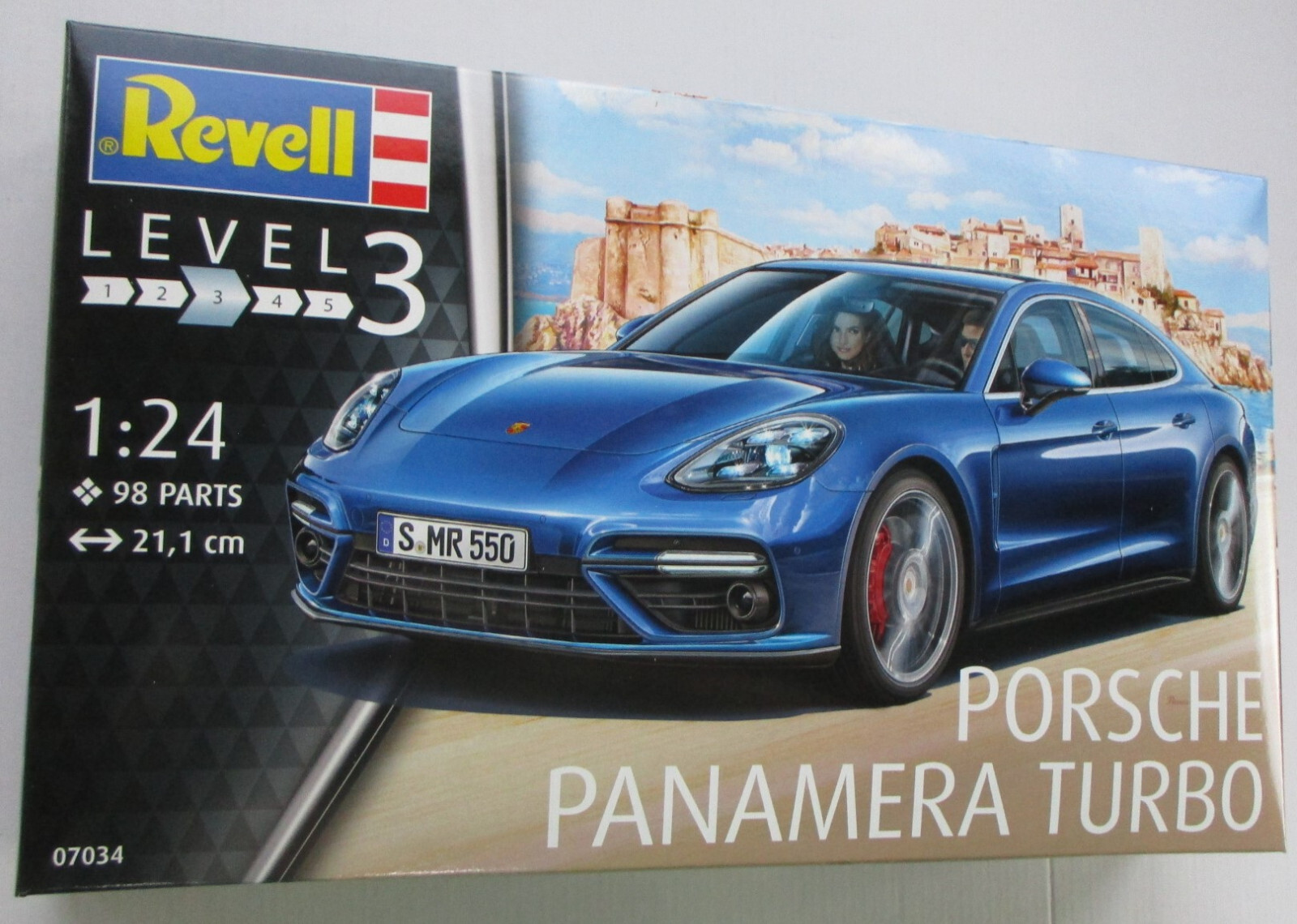 Maquette Plastique Porsche Panamera Turbo Revell 1/24 - Réf. RV07034 - Modèle Neuf En Boîte