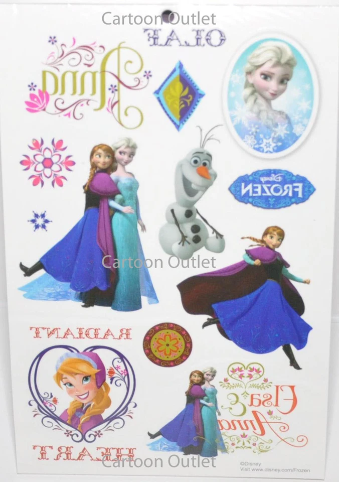 LIVRO DE TATUAGEM CONGELADO DA DISNEY PRINCESA ANNA ELSA PARA sacos de doces presente Tendência - Imagem 2 de 2