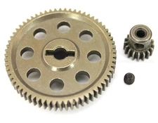 HSP 11184 11119 Diff Metal Spur Gear 64T & Pinion 17T for Redcat Volcano EPX/PRO