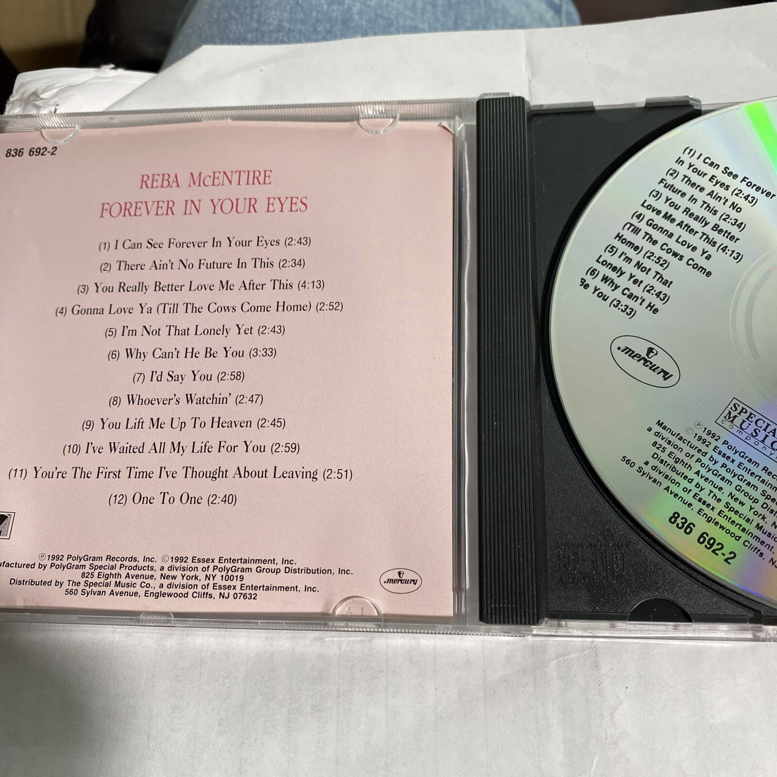 Reba McEntire - Forever in Your Eyes (CD, 1992) 42283669222 | eBay
