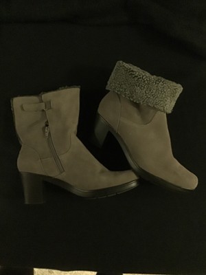 clarks fur lined ankle boots