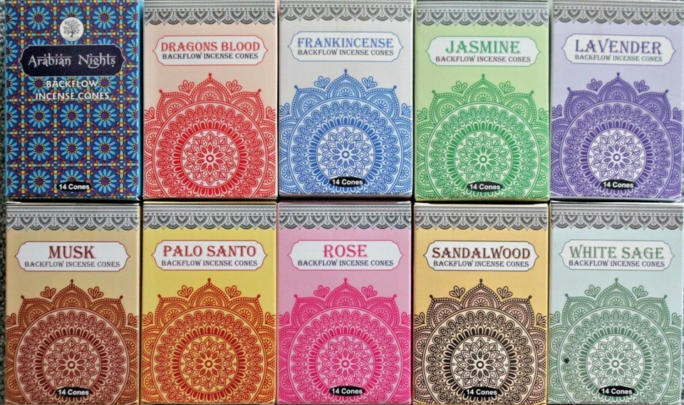 Sacred Tree NEW Large Premium Backflow Incense Cones Back Flow 14pc -140pcs BULK - Image 2 of 4