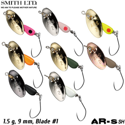 Smith AR-S SH 1.5 g Assorted Colors Trout Spinner