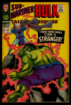 Marvel Comics TALES TO ASTONISH #89 SUB-MARINER & The HULK The Stranger VFN- 7.5