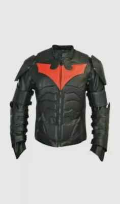 Batman Beyond Motorcycle Racing Faux Leather Jacket/Batman The Return of Joker