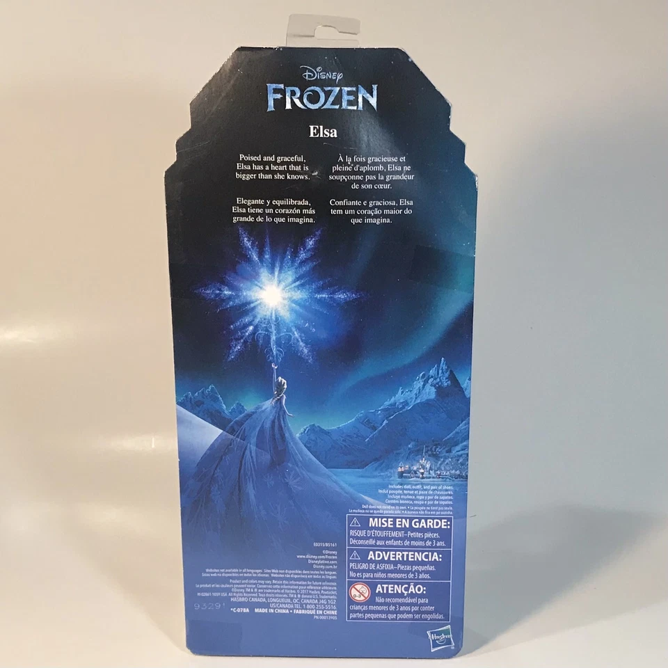 Hasbro Disney Princesa Frozen Moda Muñeca Elsa Juguete Edades 3+ Foto 2 de 3