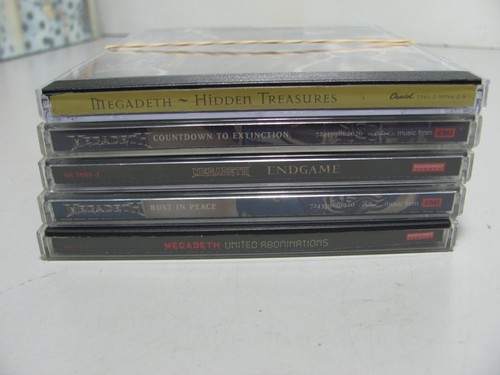 Megadeth-United Abominations-Hidden Treasures-Countdown to Extinction-Bulk Lot - Foto 11 di 11
