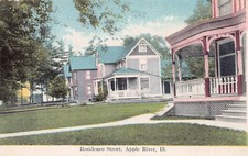 Apple River IL Illinois Jo Daviess County Millville Canyon Park Vtg Postcard C53