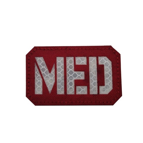 Hook Loop Army Airsoft MED Medic Tactical Patch First Aid Badge IR Reflective - Picture 19 of 22