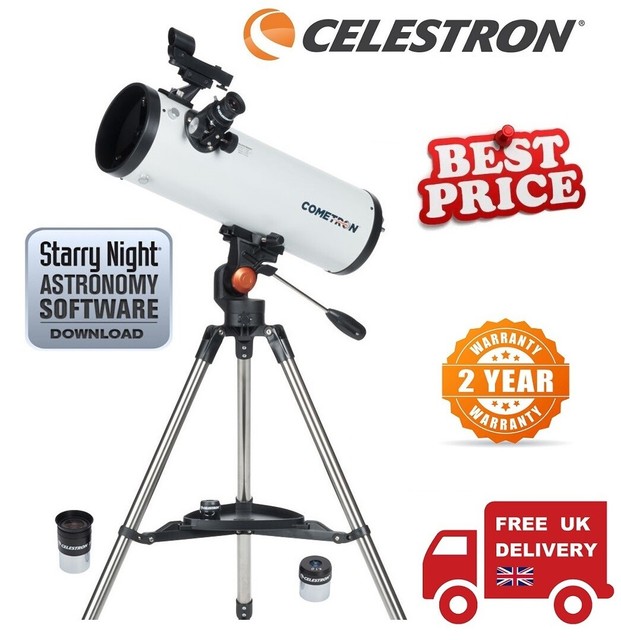 celestron 21079 cometron 114az telescope