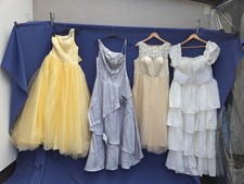 4 X FABULOUS EVENING BRIDESMAID WEDDING DRESSES PARTY PROM DRESS #B