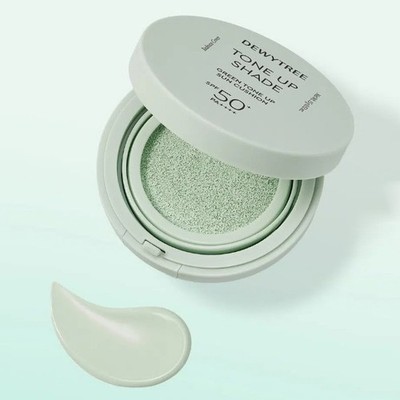 DEWYTREE Tone Up Shade Green Tone Up Sun Cushion 15g SPF50+ PA++++ K-Beauty NEU