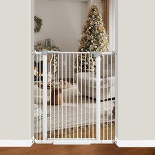 41" Extra Tall Baby Gate for Doorways and Stairs No Drill, Adjustable 29.9-40.9'