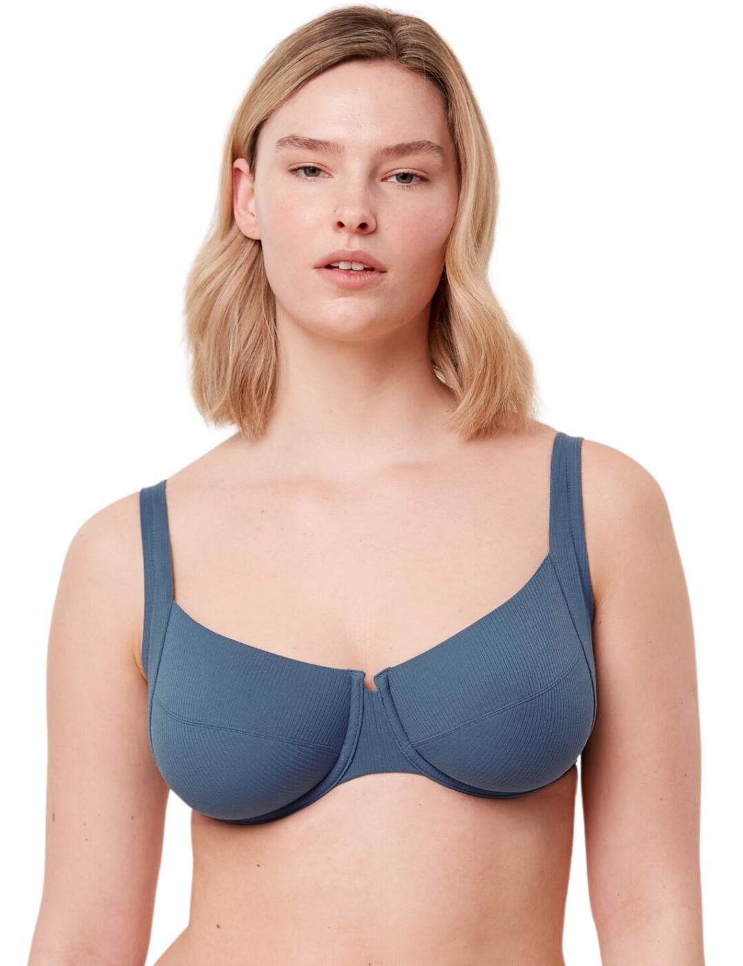 36B Triumph Natural Spotlight Bra Non-Padded Underwired Moulded Fabric Bras