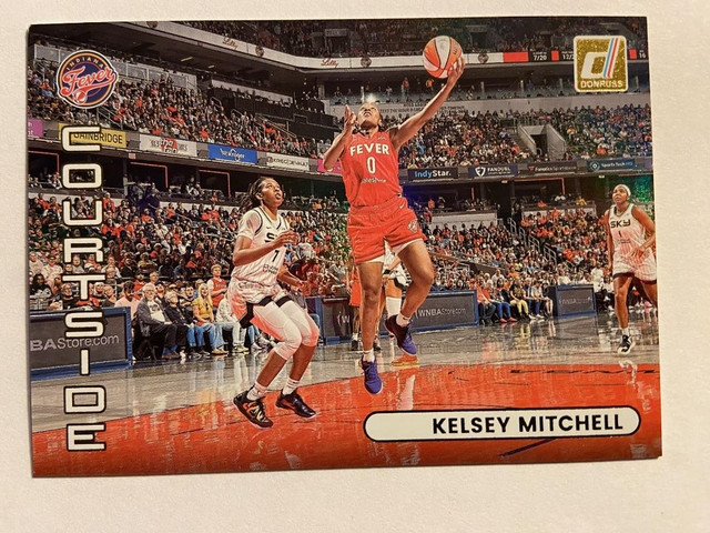 2026 Panini Donruss WNBA Kelsey Mitchell COURTSIDE #4 SSP Indiana Fever