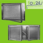 Stahl Kellerfenster Sondergrößen, verzinkt, ein- und zweiflügelig + 4 Mauera