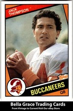 1984 Topps Jack Thompson #372 Tampa Bay Buccaneers NFL