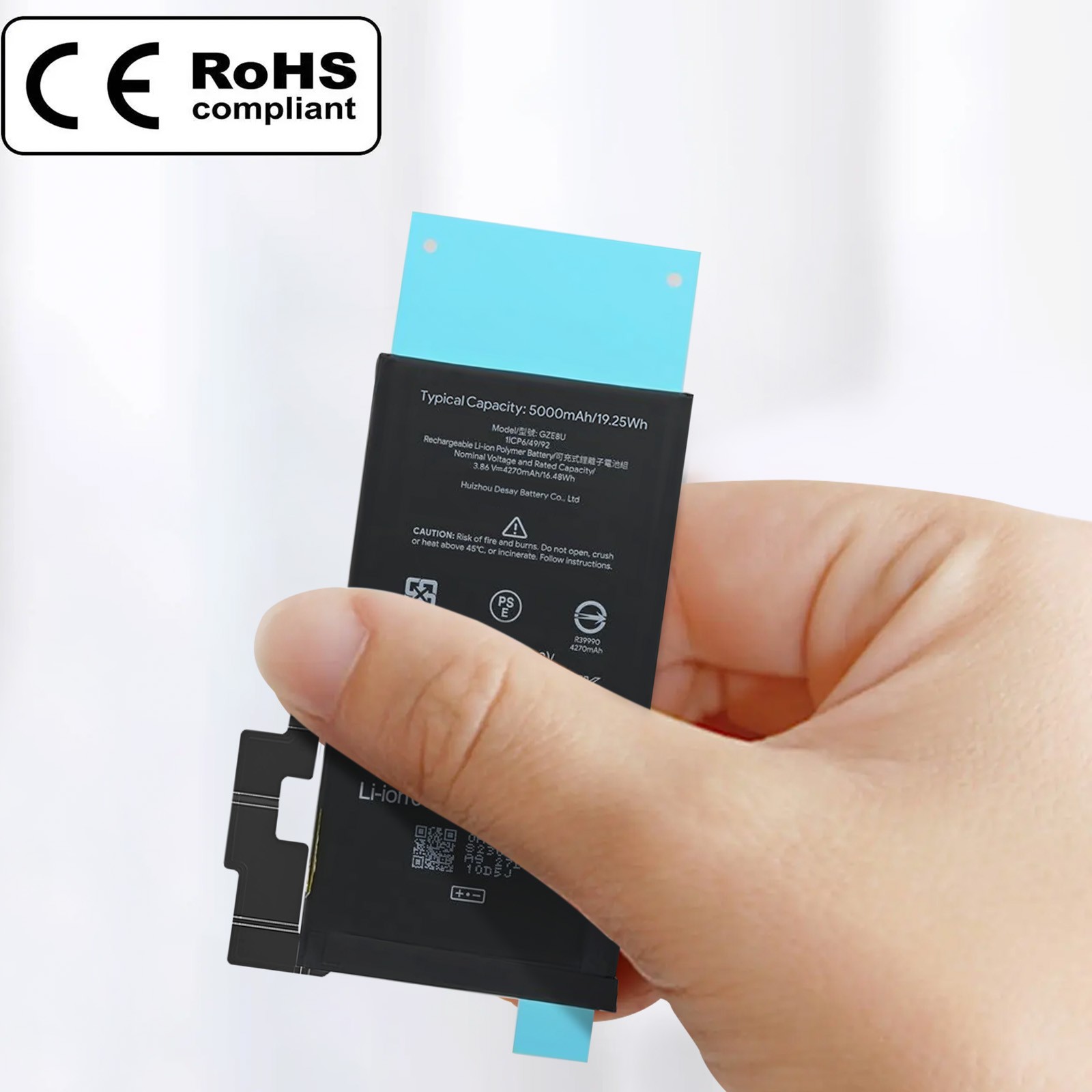 Batterie pour Google Pixel 7 Pro GMF5Z performance premium 5000mAh - 4