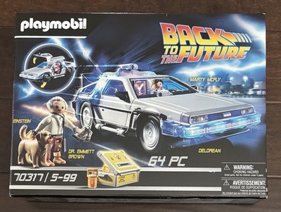 Playmobil Back to the Future Delorean 70317 64pc Battery Powered w